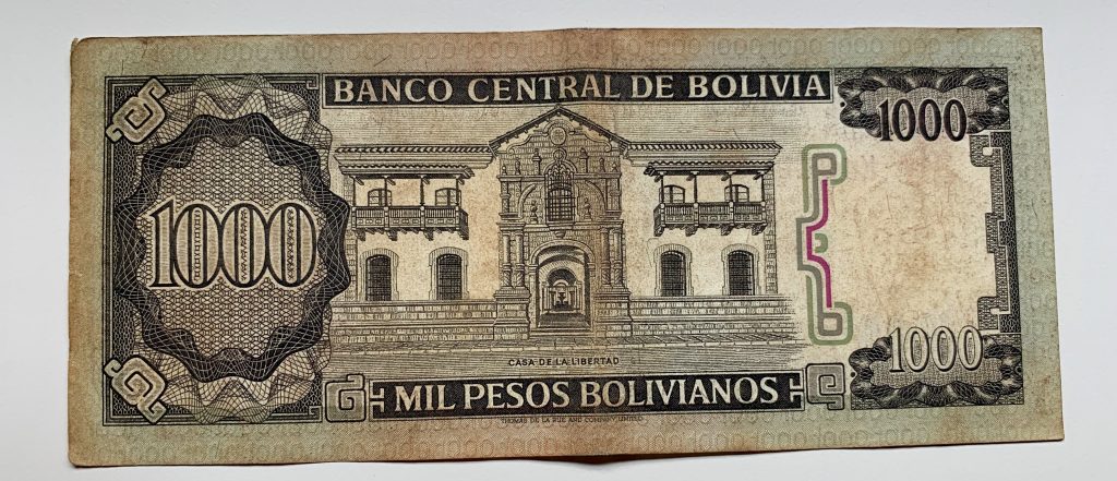 1000 pesos argentinos a bolivianos